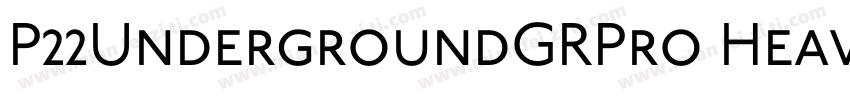 P22UndergroundGRPro Heavy字体转换